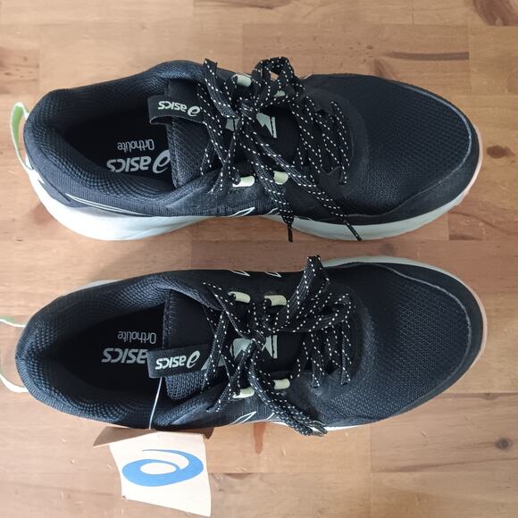 Asics Gel Venture 10 Womens Trail Runners Black / Whisper Green NWB size 8 - Picture 4 of 10